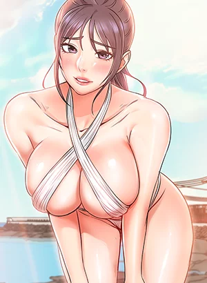 In a daring bikini!